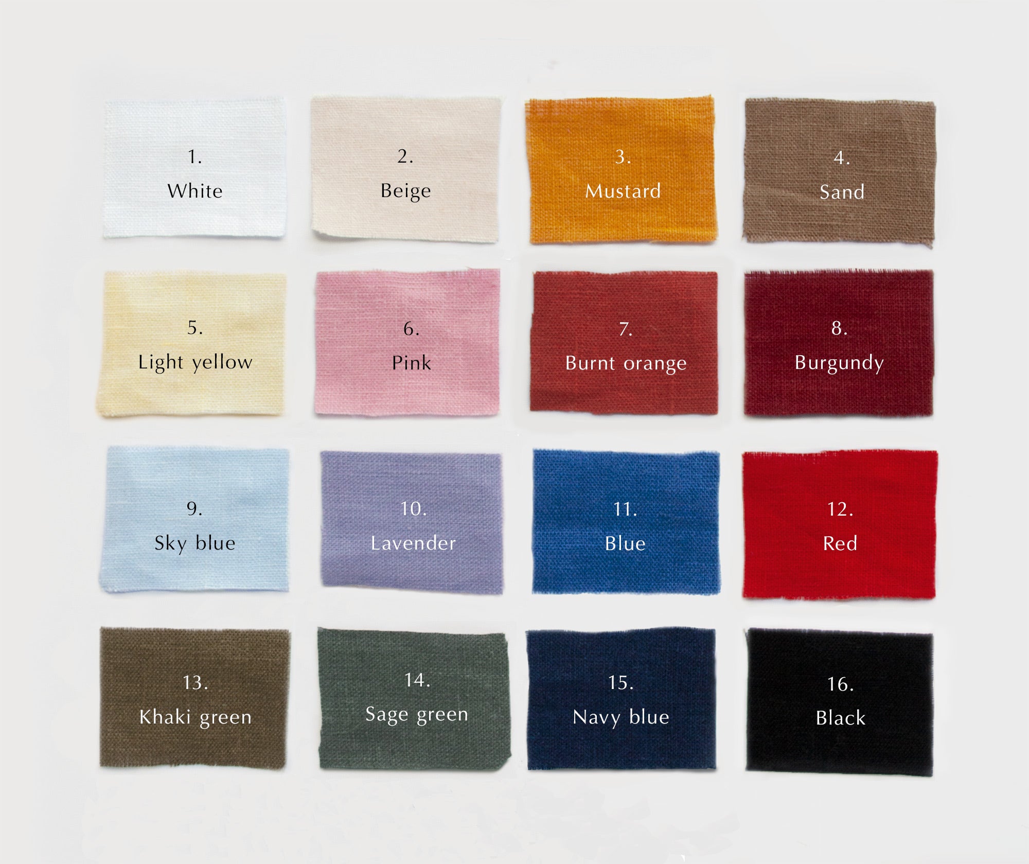 Fabric samples