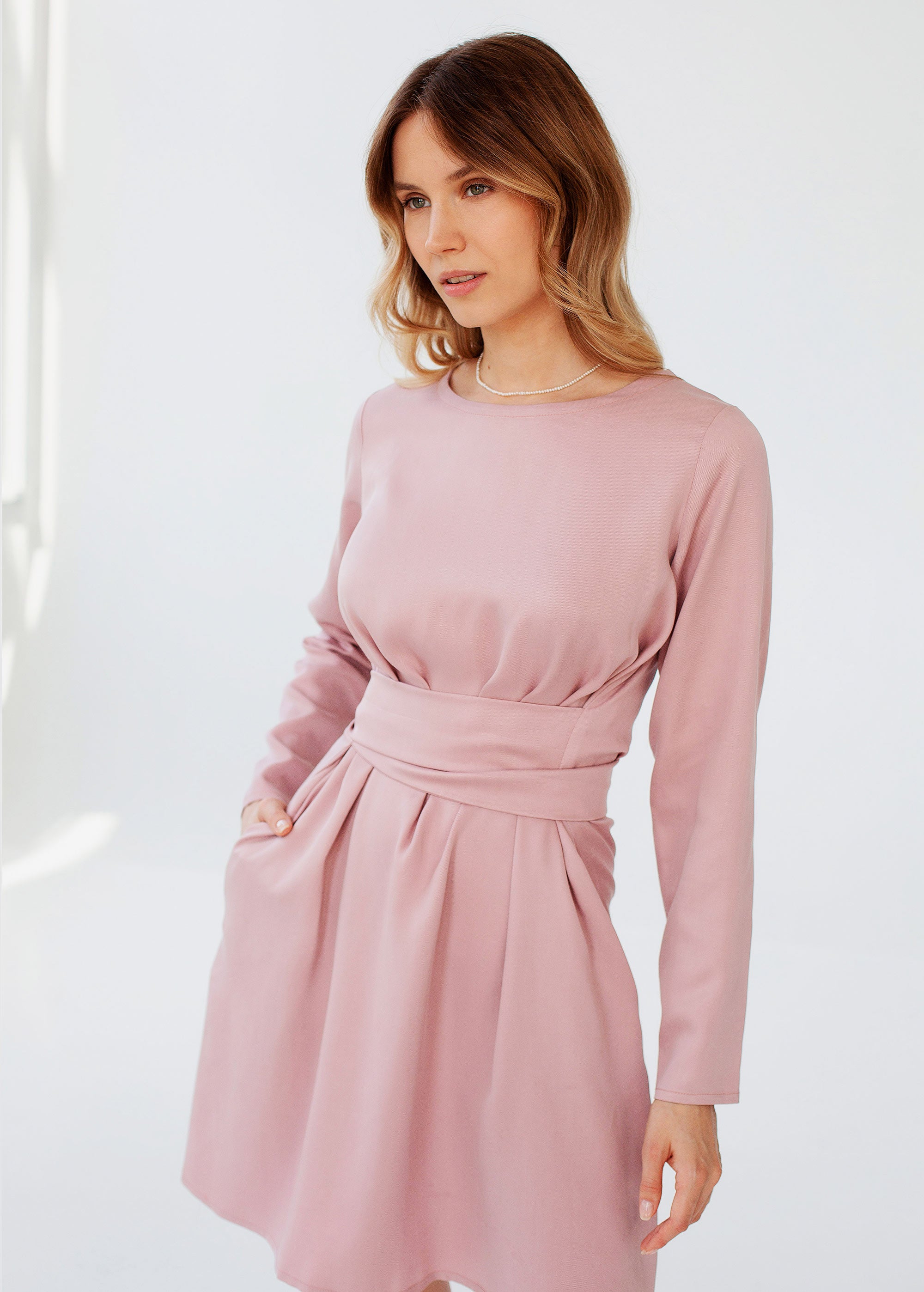 "Audrey" pinkes Kleid